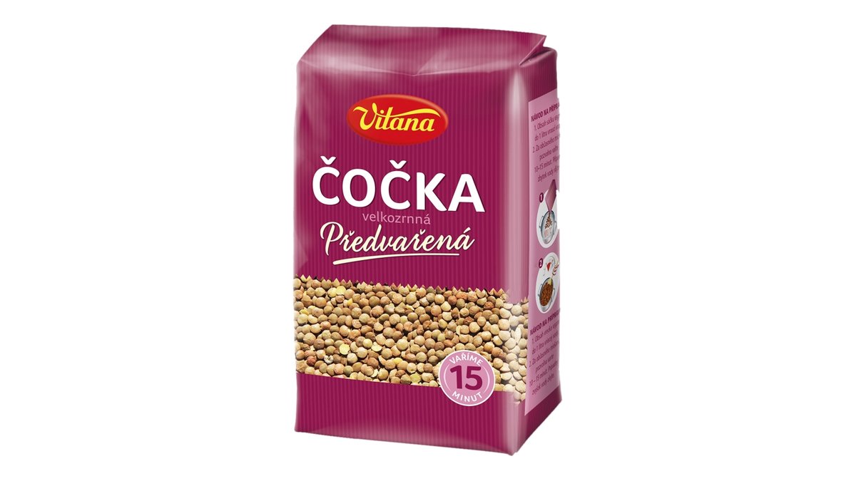 Vitana předvařená čočka velkozrnná