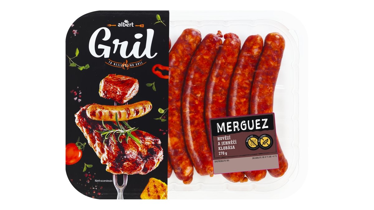 Albert Klobása Merguez