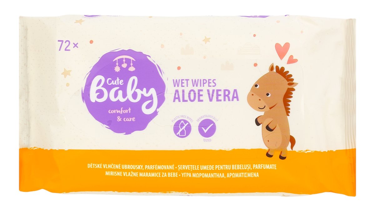 Cute Baby ubrousky vlhčené parfémované