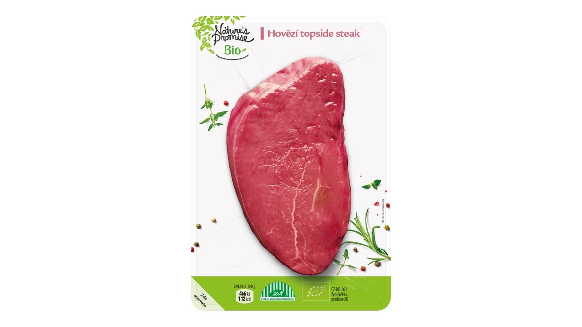 Nature's Promise Bio Hovězí Topside steak