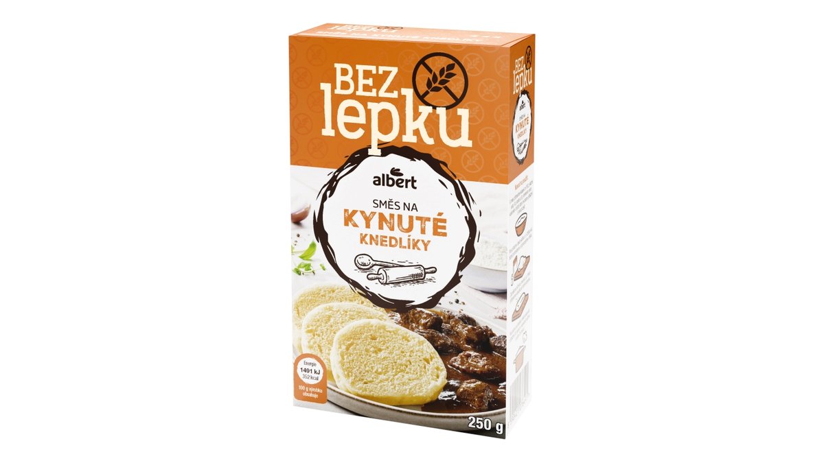 Albert směs na knedlíky kynuté bez lepku