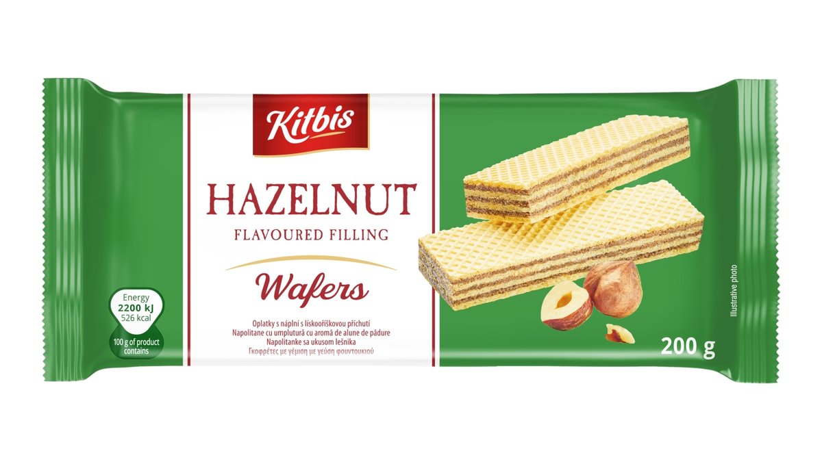 Kitbis Oplatky s příchutí lískooříškovou
