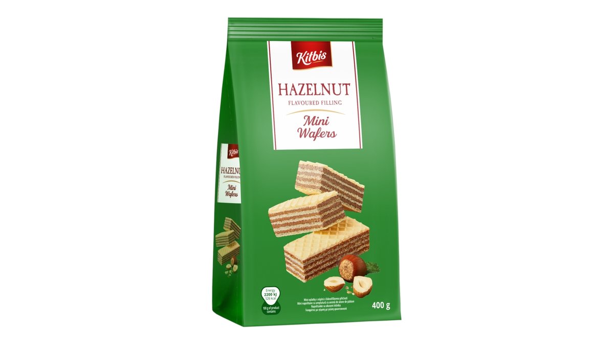 Kitbis oplatky mini s přích. lískooříškovou