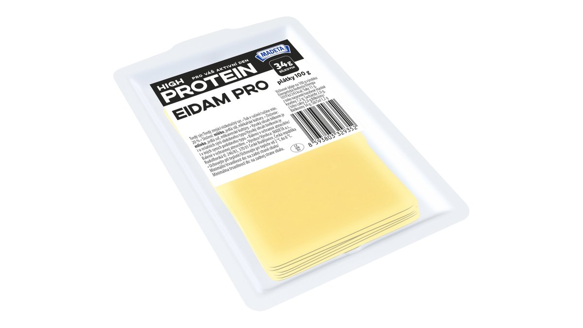 Madeta High Protein Eidam Pro plátky