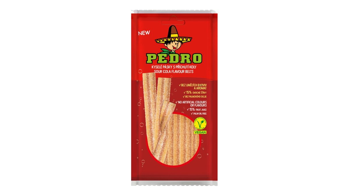 Pedro kyselé pásky s příchutí koly