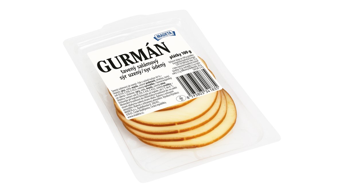 Madeta Gurmán sýr plátky