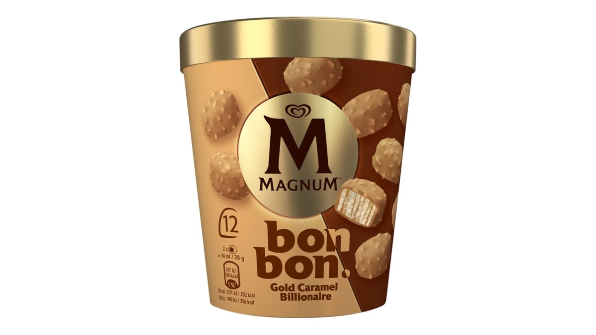 Magnum Bonbon Gold Caramel Billionaire