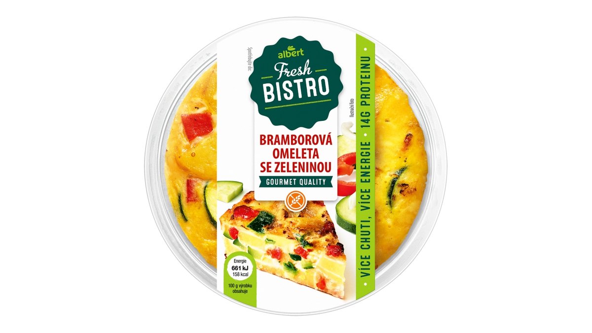 Fresh Bistro omeleta se zeleninou