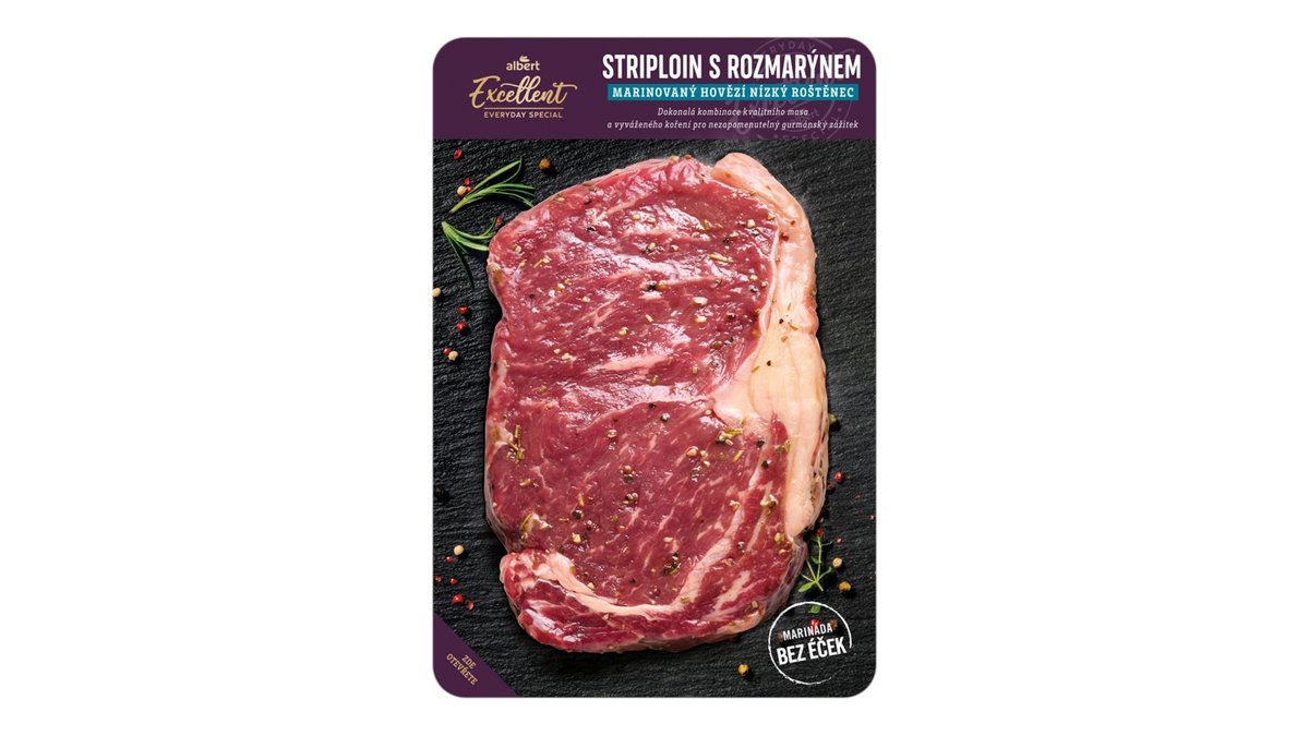 Albert Excellent Hovězí striploin s rozmarýnem