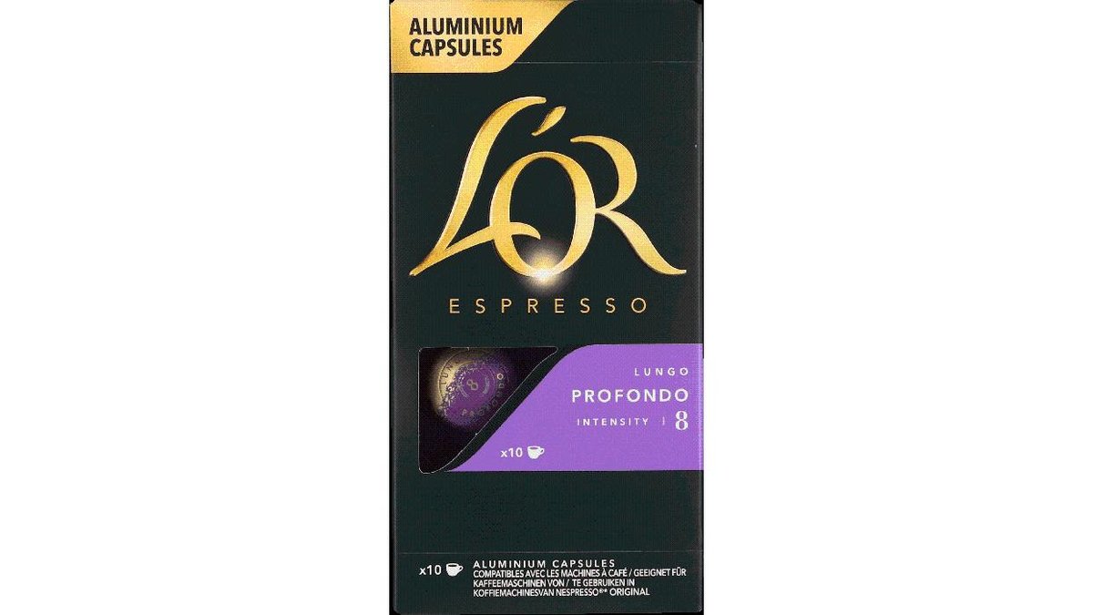 Kaffekapsler Profondo Lungo, L'OR