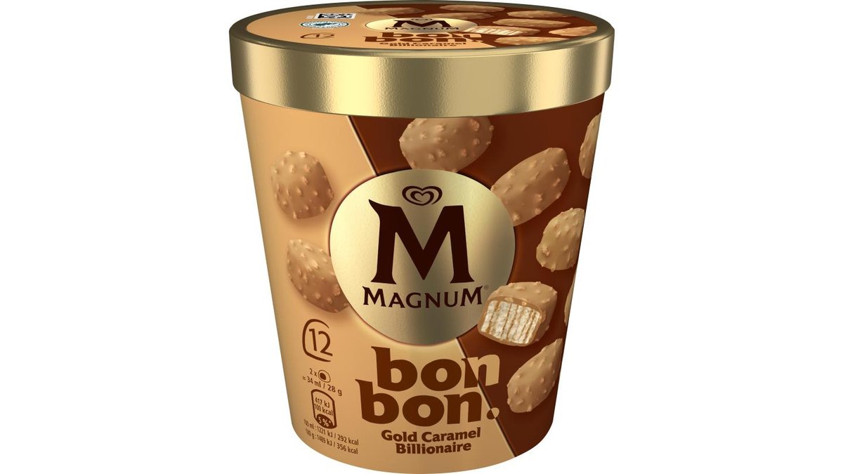 ❄️ Magnum Bonbon Gold Billionaire, 204 ml