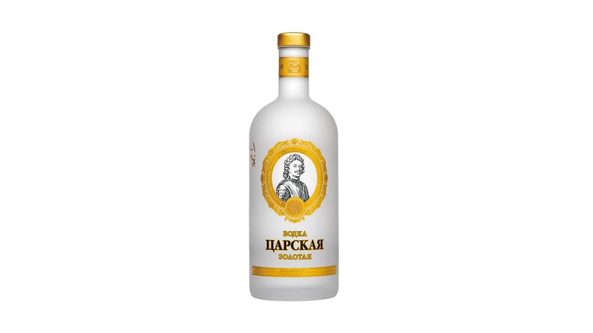 Водка Царская золотая 1 л