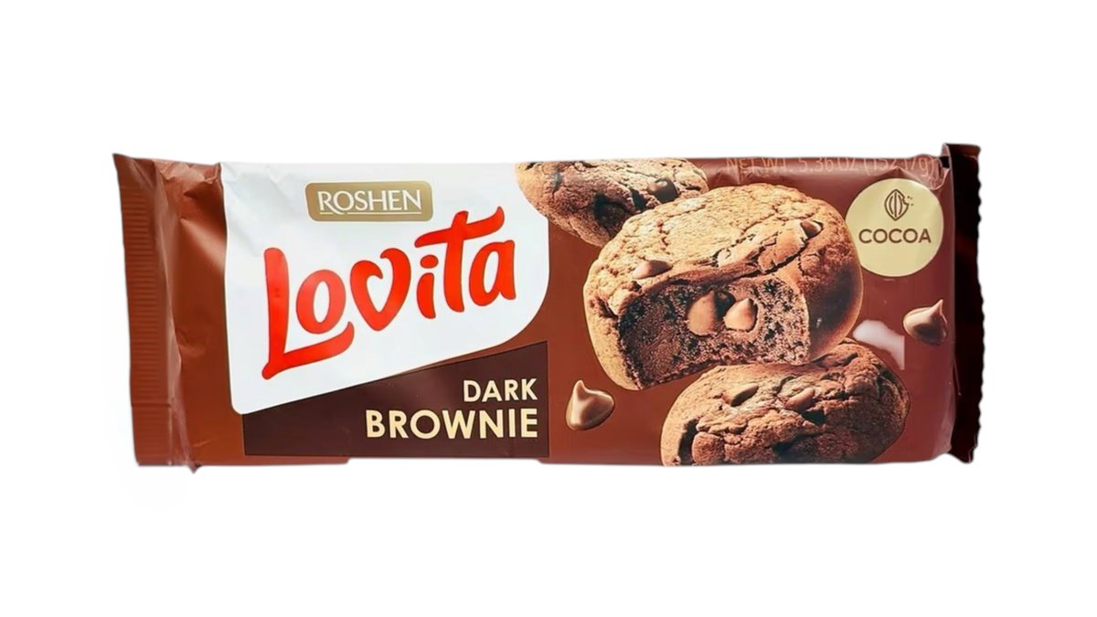 Roshen Lovita Dark Brownie Cocoa 152g
