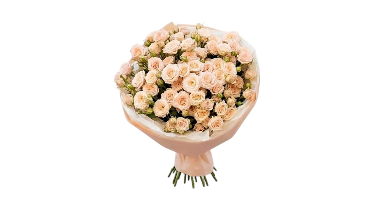 Peach Spray Roses | Le Monde Bloom Flower Boutique | Wolt
