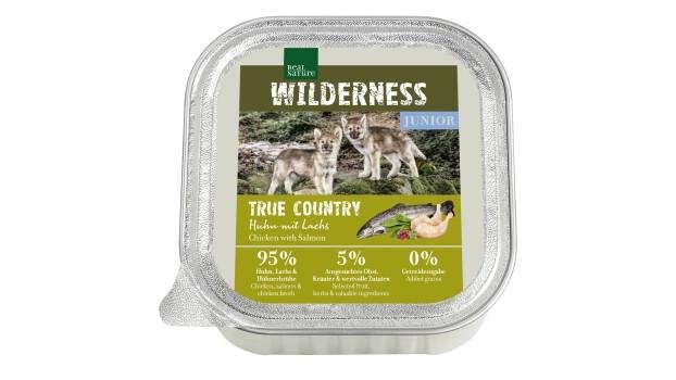 REAL NATURE WILDERNESS Nassfutter Hund, Junior, True Country Huhn mit Lachs  1x100 g | Fressnapf - Storkower Strae | Wolt