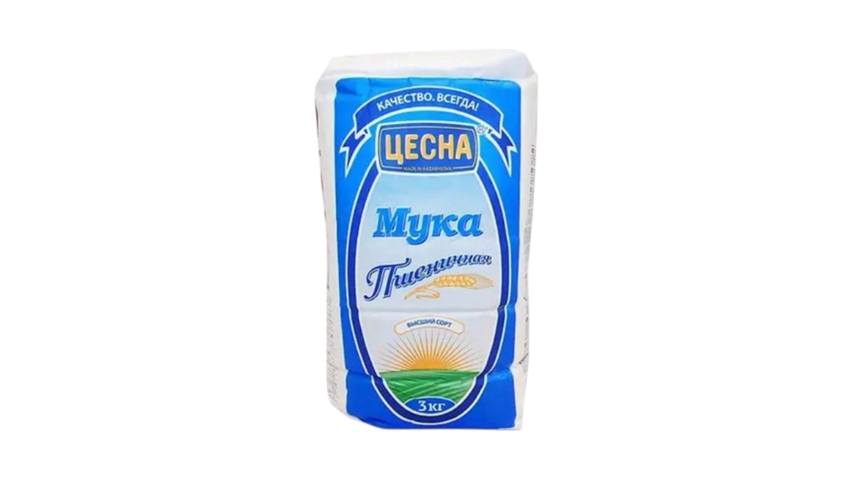 Мука Цесна пшеничная высший сорт 3 кг