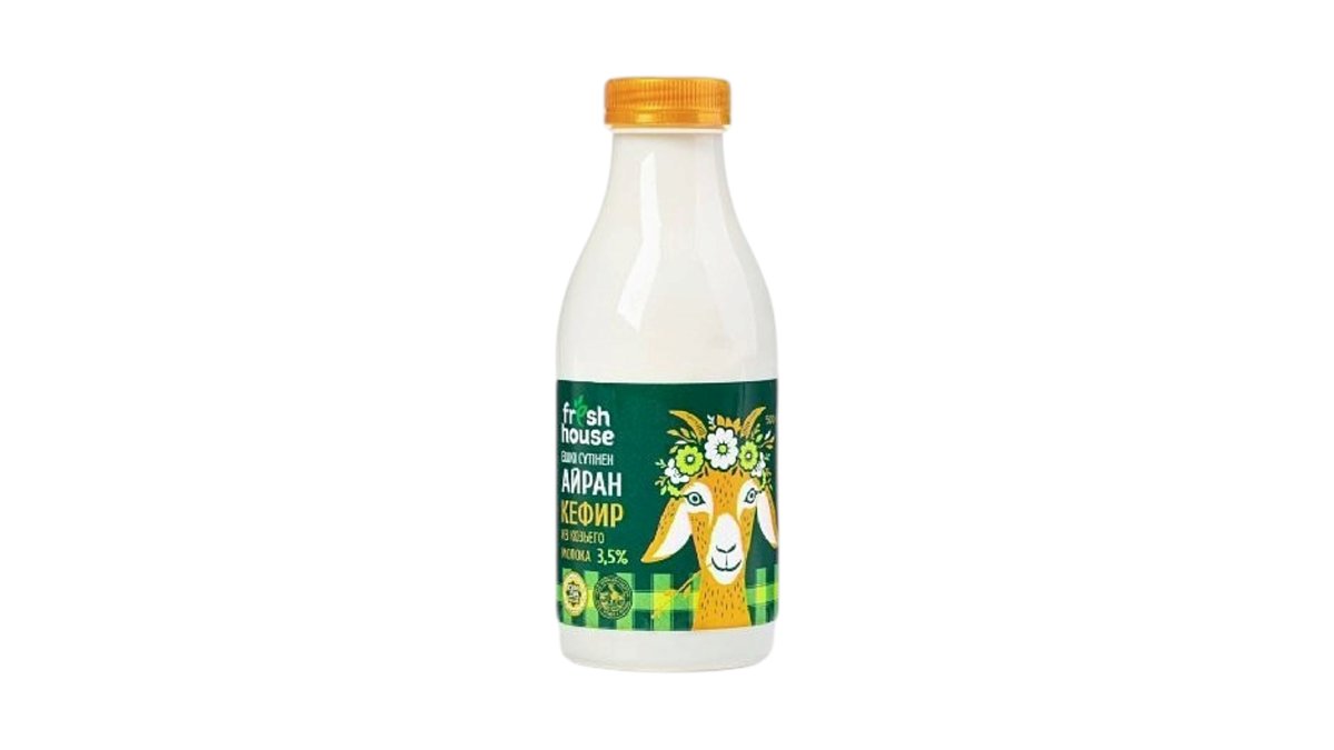 Кефир Fresh House из козьего молока 35% 500г