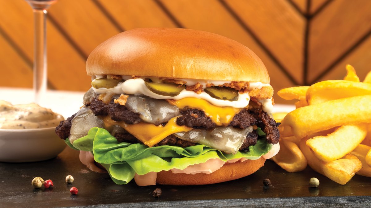 Meniu Double Smashed Cheeseburger