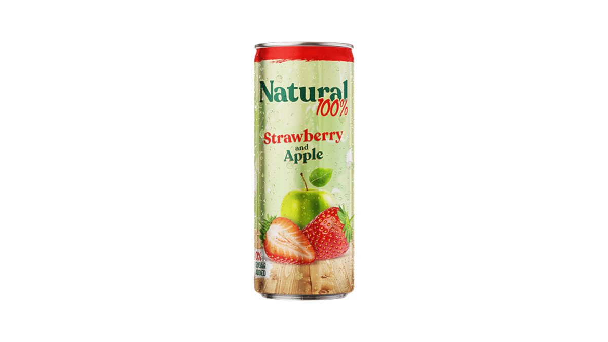 Natural Strawberry 100% 250Ml