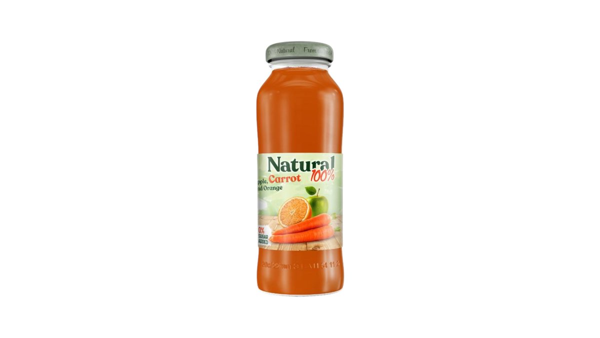 Natural Carrot 100% 250Ml