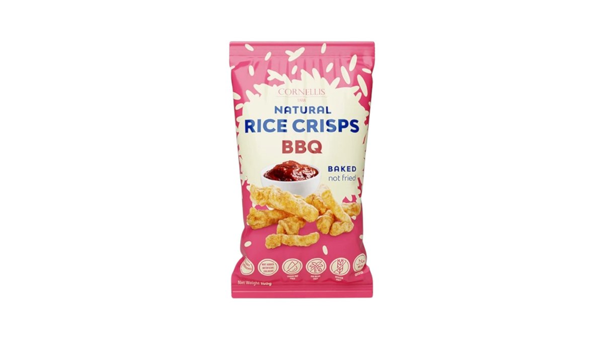 Rice Crispy Chips Bbq 150Gr