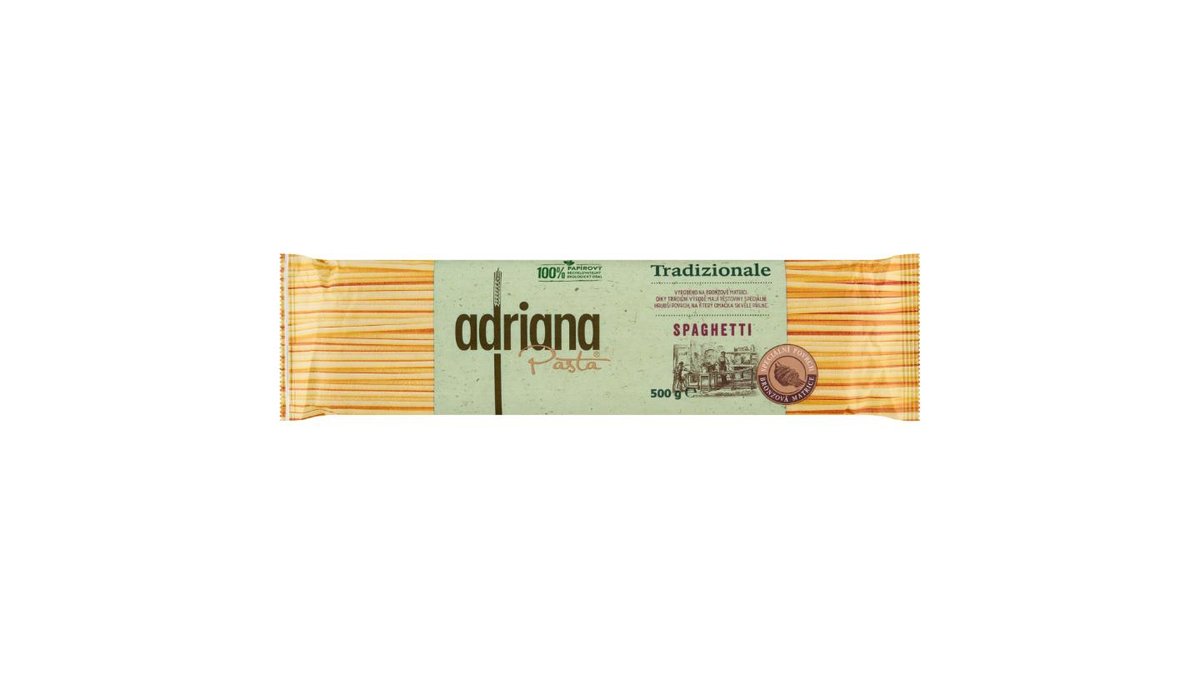 Adriana Tradizionale Spaghetti těstoviny semolinové sušené 500g