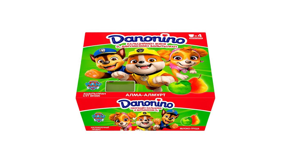 Йогурт DANONE Danonino Яблоко и груша 4Х45г