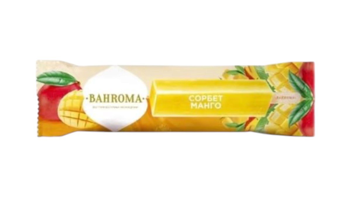 Мороженое bahroma сорбет манго 68 г эскимо