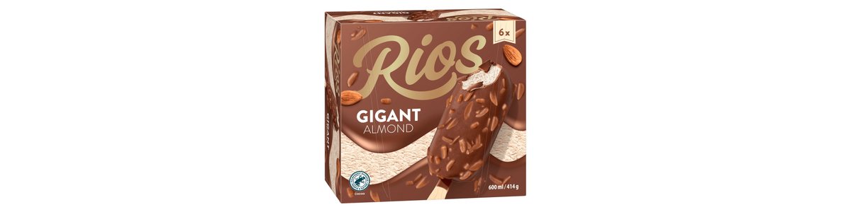 Rios Gigant Almond 6 x 120ml (720ml)