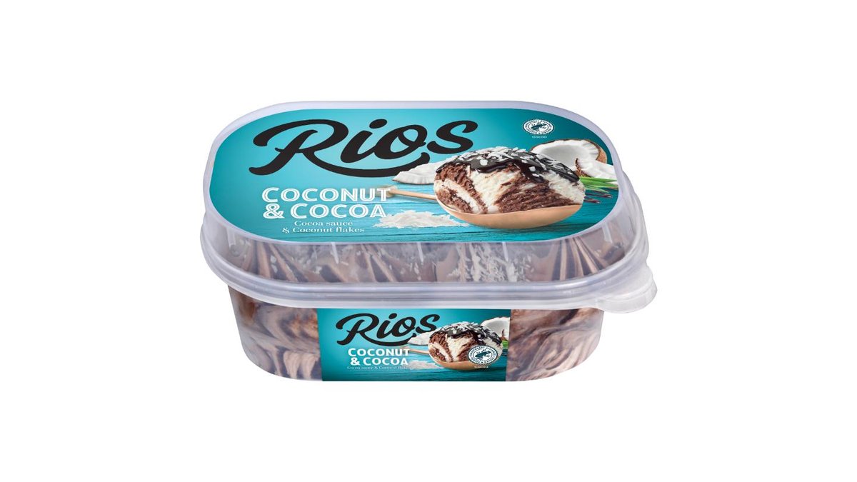 Rios Delirioso mražený krém čokoládový a kokosový 900ml