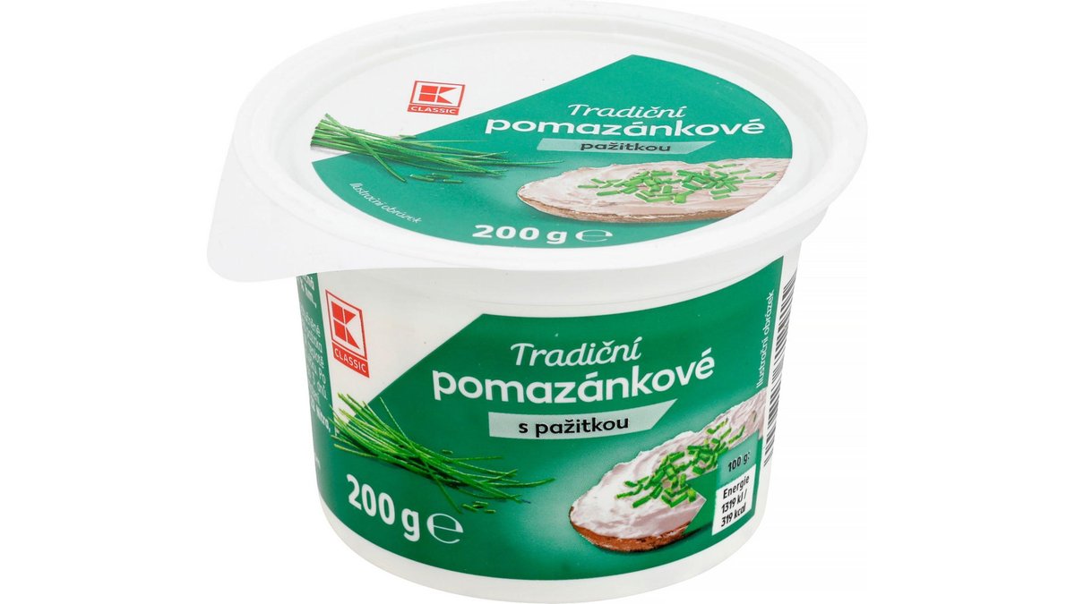 K-Classic Tradiční pomazánkové s pažitkou/česnek 200 g