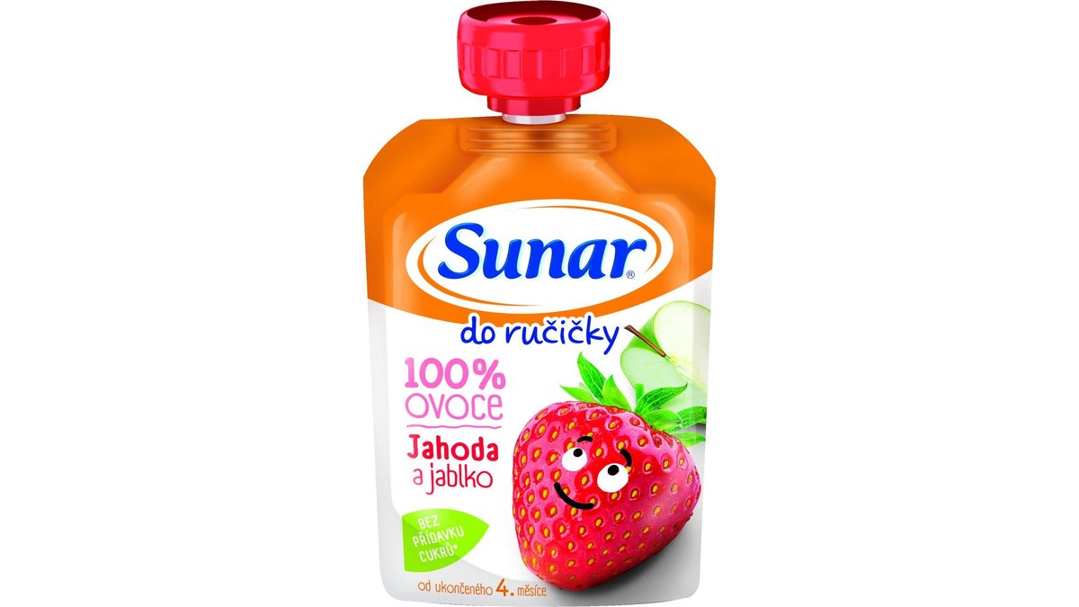 Sunar Do ručičky ovocná kapsič jahody,jablka 100g