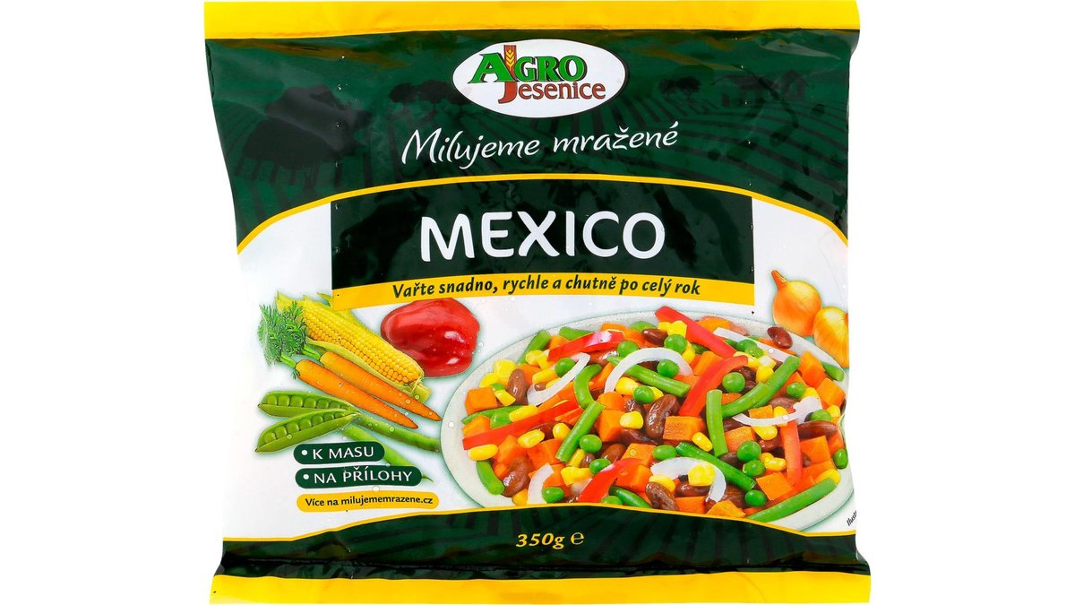 Agro Jesenice Mexická směs mražená zelenina 350 g
