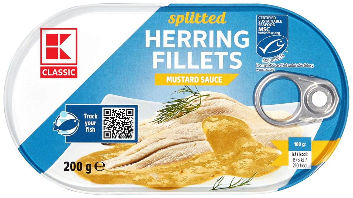 KLC Sleď filety v hořčičné omáčce 200g