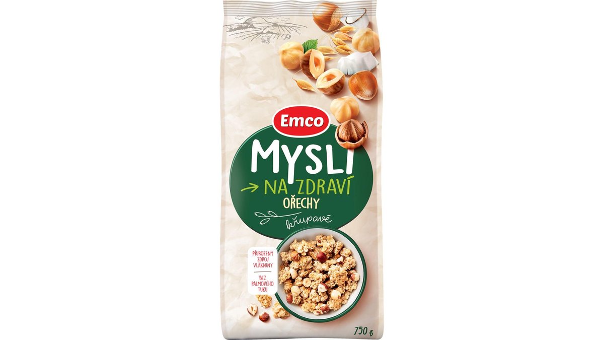 Emco-Think Healthy Crunchy Muesli with Nuts 750 g