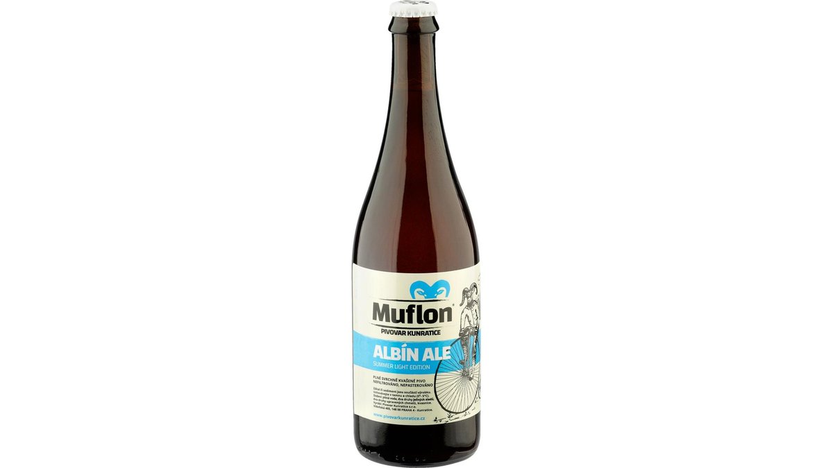 Muflon Albín Ale 11° 0,75 l