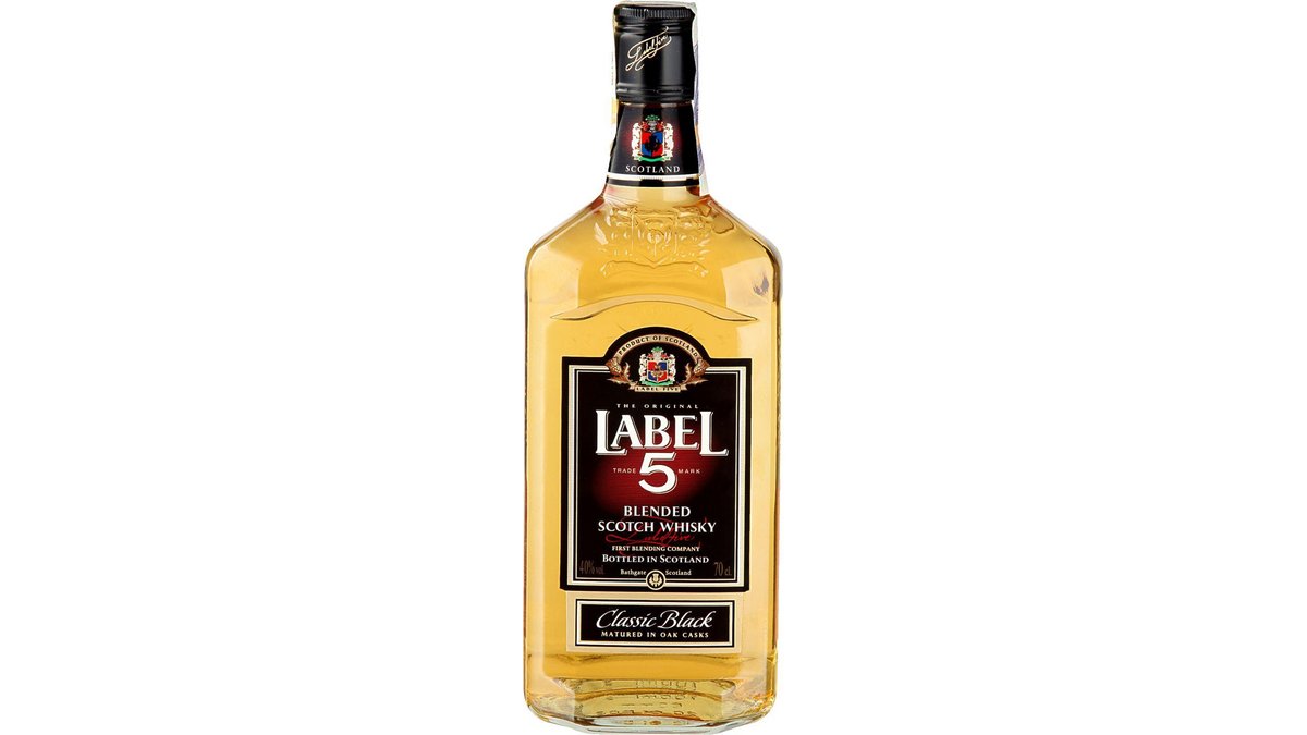 Label 5 Scotch whisky 40% 0,7l