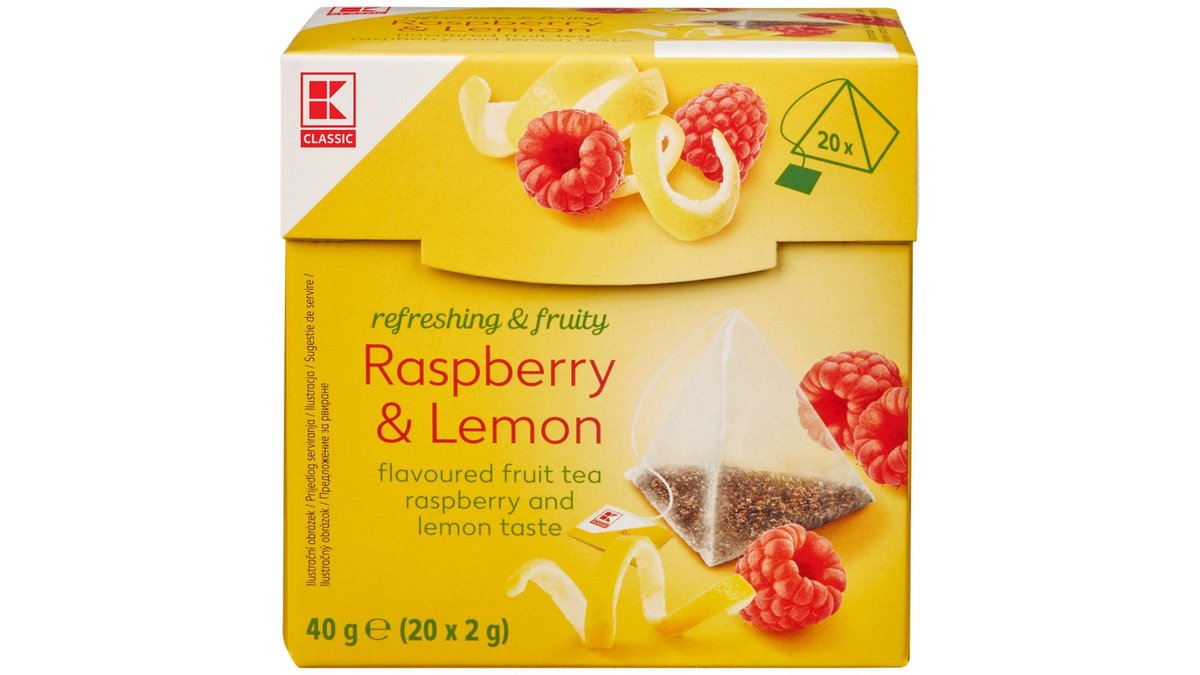 K-Classic Ovocný čaj citron,malina 20x2g
