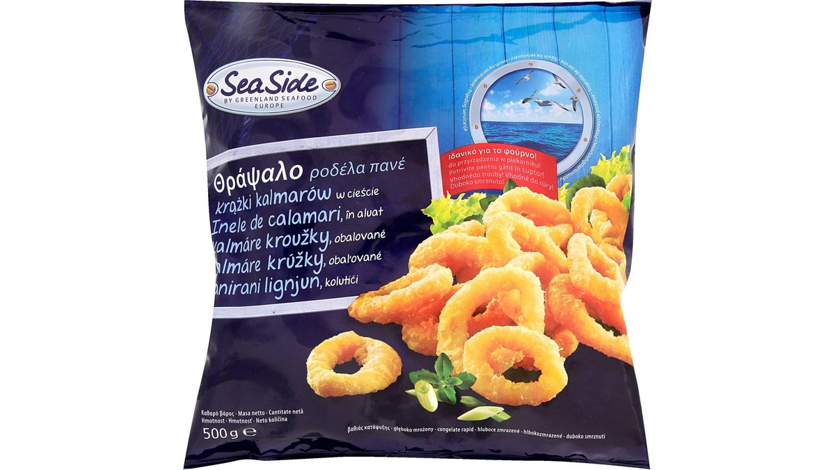 Marefino Kalamárové kroužky obalované 500g