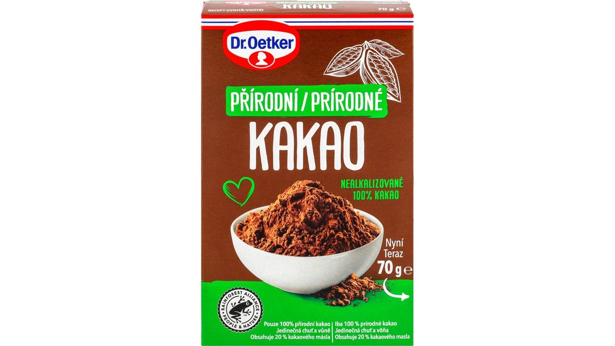 Dr. Oetker Přírodní kakao 70g