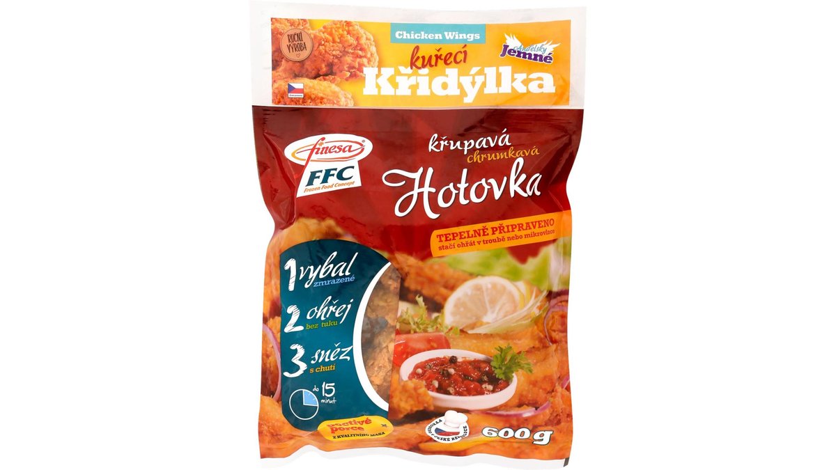 RABBIT Kuřecí křídla Mražená nepálivá 600 g