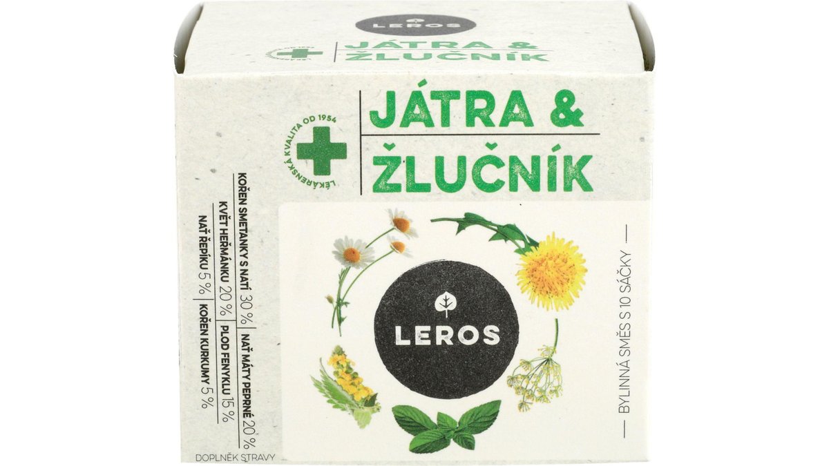 Leros Doplněk stravy Játra a žlučník 10x1,5 g