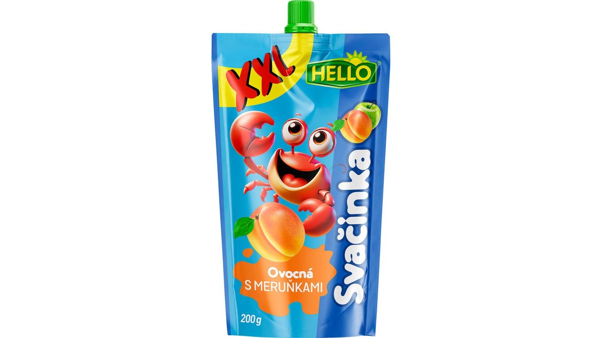 Hello Ovocná svačinka s meruňkami 200 g