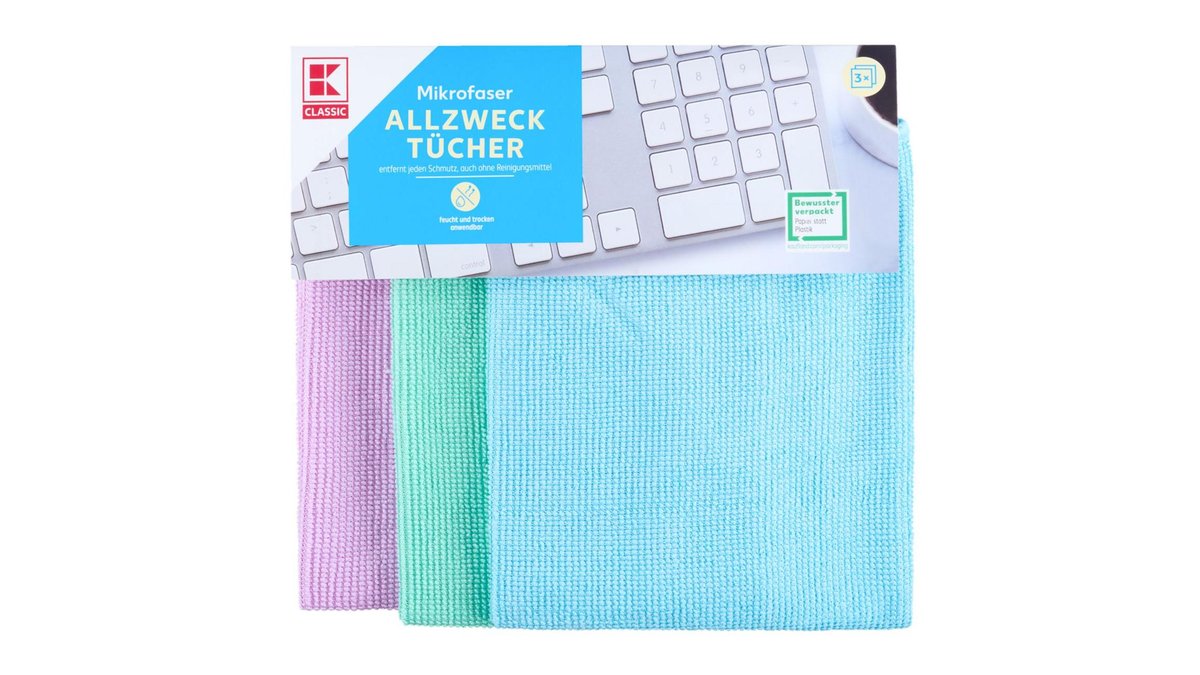 K-Classic universal microfiber cloth 31x35cm 3pcs
