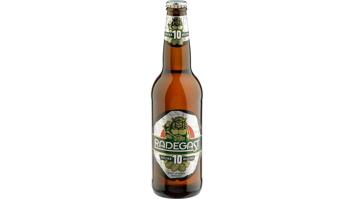 Radegast Rázná 10 Pivo světlé výčepní 0,5l