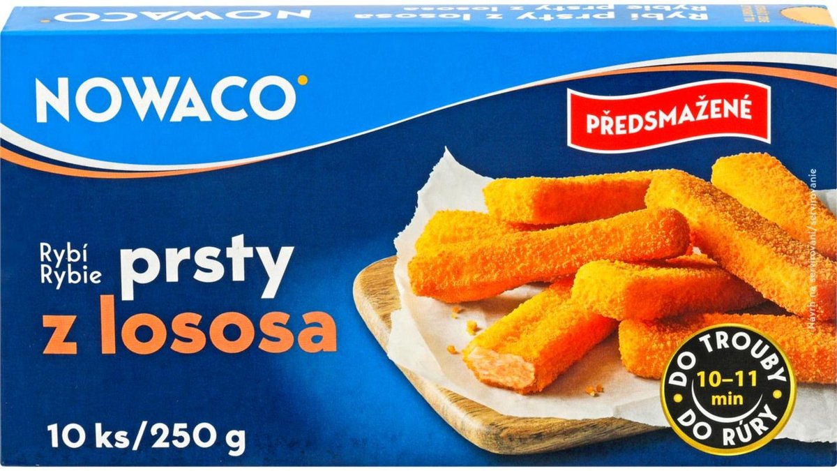 NOWACO Rybí prsty z lososa 250 g