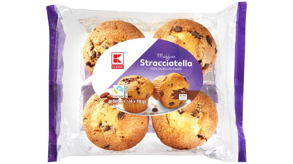 K-Classic stracciatella muffins 360 g