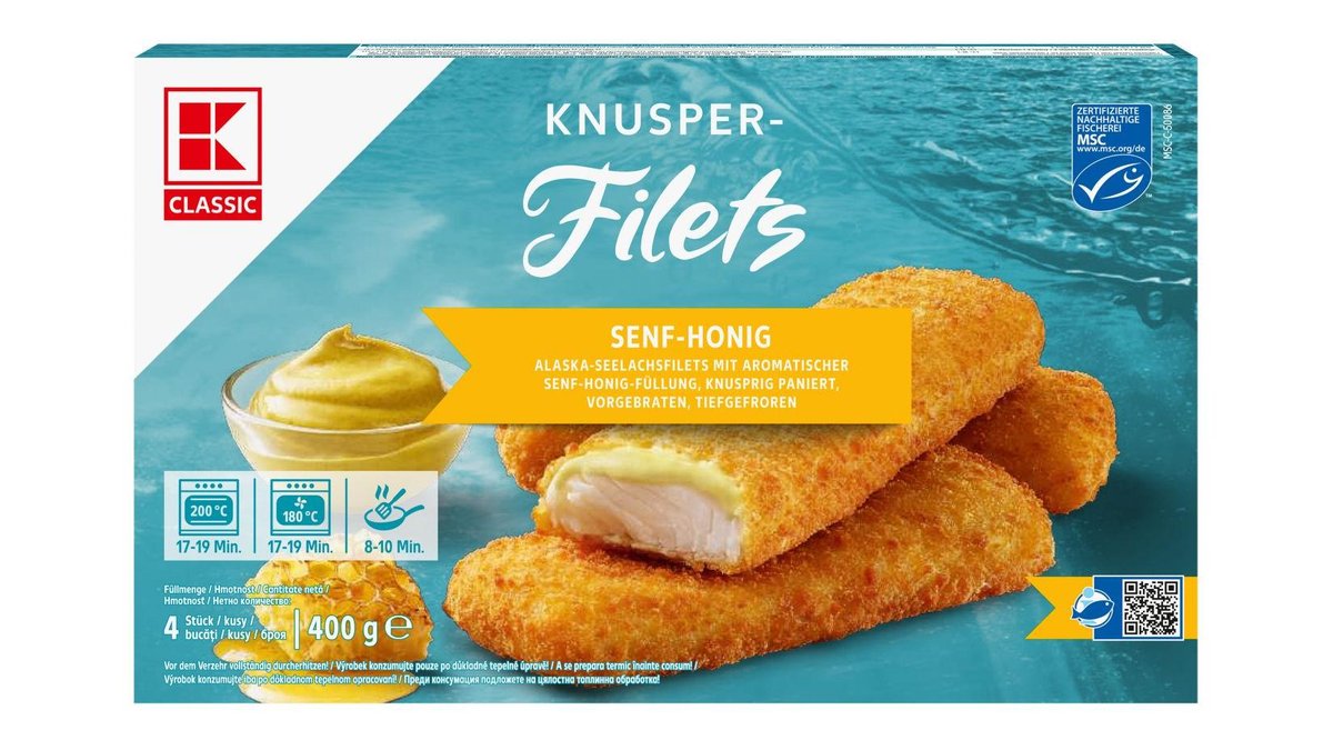 K-Classic Rybí filé v těsíčku hořčice 400 g