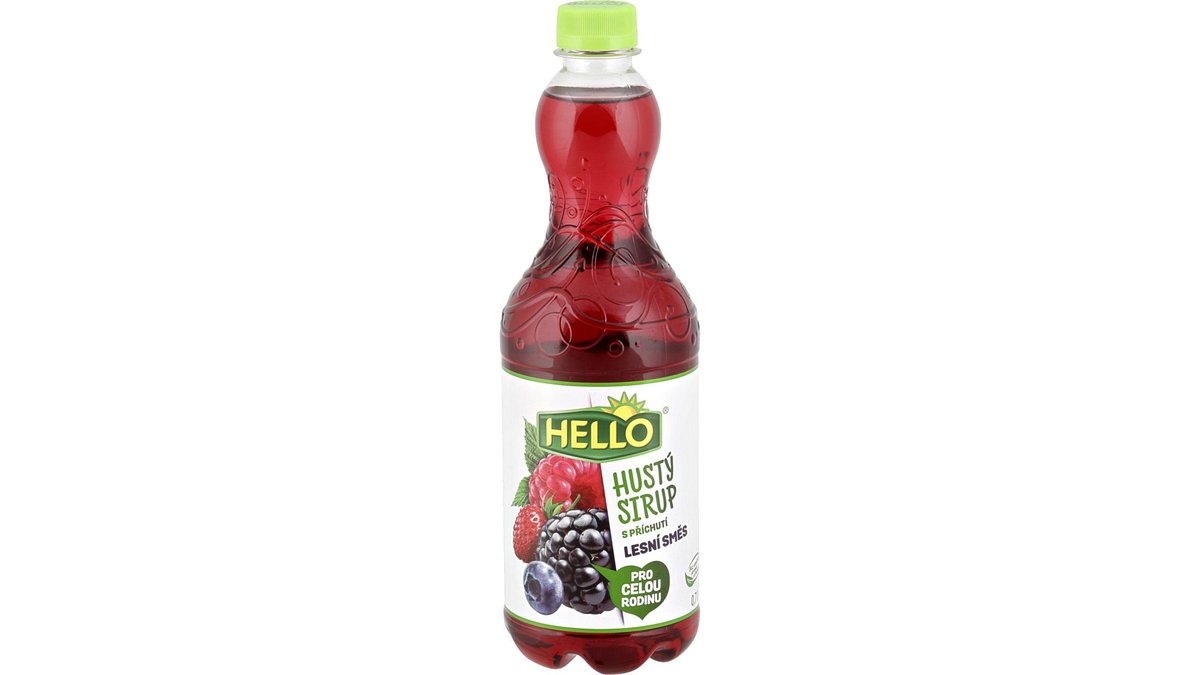 Hello Hustý Sirup s přích. lesní směs 0,7 l