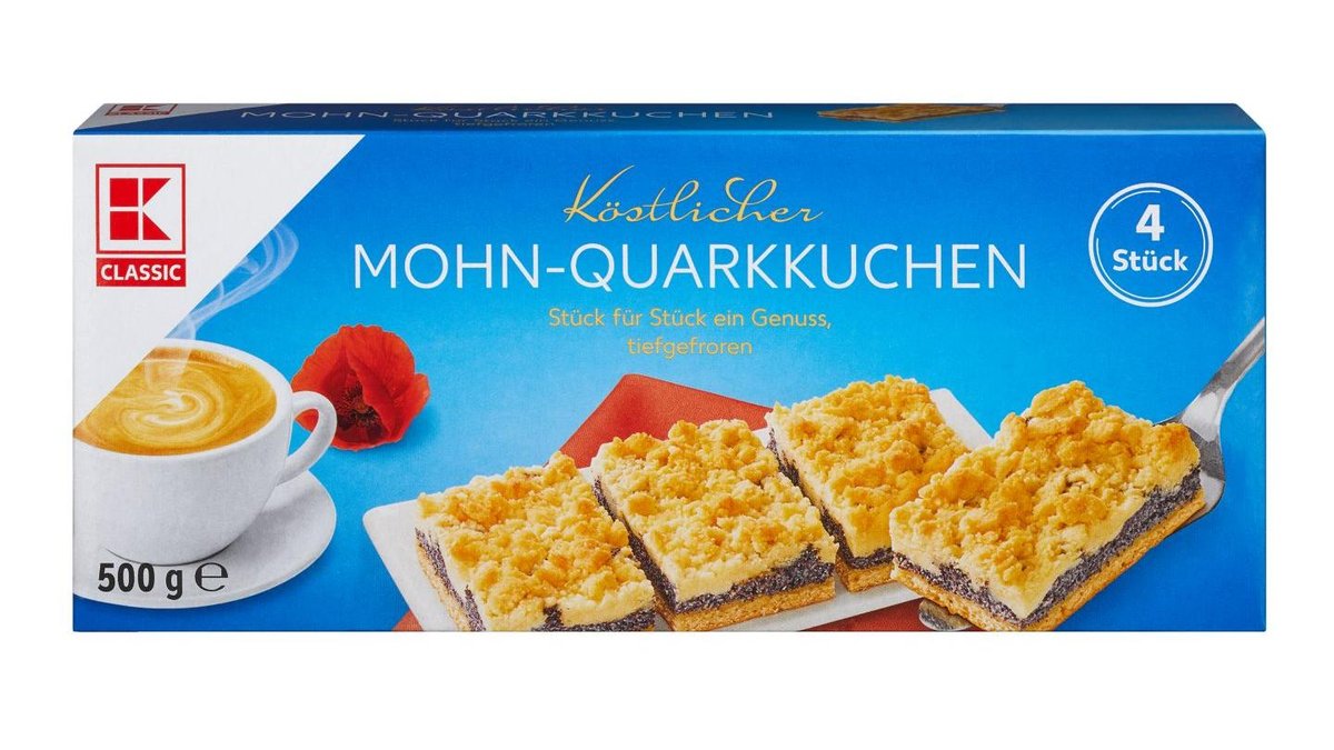 K-Classic Tvarohový koláč s mákem 500 g